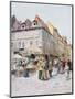 Havelska Ulice and Melantrichova Ulice, Prague, Illustration from 'Stara Praha (Old Prague)',…-Vaclav Jansa-Mounted Giclee Print