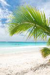 Beautiful Beach Landscape with Hat and Flip-Flops in Thailand-haveseen-Framed Photographic Print