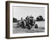 Havesting Barley on a Farm in Suffolk, England, Using a Fordson Tractor-null-Framed Photographic Print