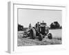 Havesting Barley on a Farm in Suffolk, England, Using a Fordson Tractor-null-Framed Photographic Print