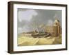 Having a Close Call, 1843-Henry Smartly-Framed Giclee Print