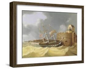 Having a Close Call, 1843-Henry Smartly-Framed Giclee Print