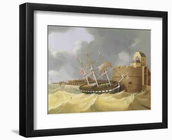 Having a Close Call, 1843-Henry Smartly-Framed Giclee Print