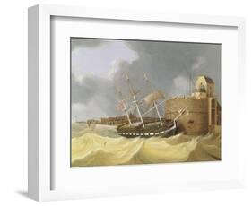 Having a Close Call, 1843-Henry Smartly-Framed Giclee Print