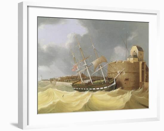 Having a Close Call, 1843-Henry Smartly-Framed Giclee Print