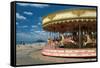 Having Fun on Brighton Beach, England-Jo Chambers-Framed Stretched Canvas