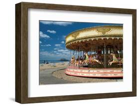 Having Fun on Brighton Beach, England-Jo Chambers-Framed Photographic Print