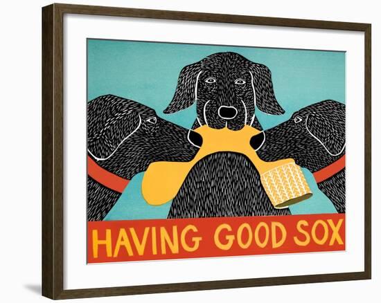 Having Good Sox-Stephen Huneck-Framed Giclee Print