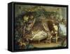 Having Killed Semele, Giobe Saves Baby Dionysus by Hiding Him in His Thigh-Jean Boulanger-Framed Stretched Canvas