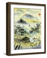 Having Visited Qui Baishi-Nan Rae-Framed Art Print