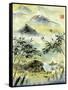 Having Visited Qui Baishi-Nan Rae-Framed Stretched Canvas