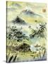 Having Visited Qui Baishi-Nan Rae-Stretched Canvas