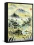 Having Visited Qui Baishi-Nan Rae-Framed Stretched Canvas