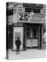 Havlin's movie theater marquee in St. Louis, Missouri, 1910.-Vernon Lewis Gallery-Stretched Canvas