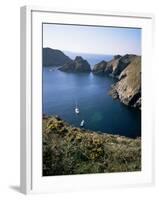 Havre Gosselin, Looking North to Gouliot Headland, West Coast, Sark, Channel Islands-Geoff Renner-Framed Photographic Print