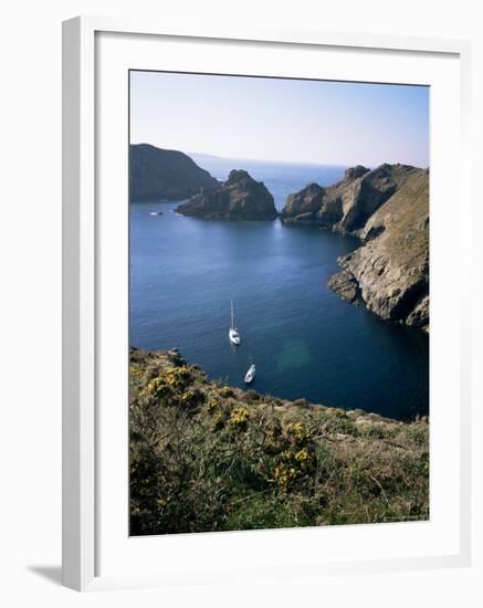 Havre Gosselin, Looking North to Gouliot Headland, West Coast, Sark, Channel Islands-Geoff Renner-Framed Photographic Print