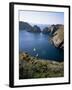 Havre Gosselin, Looking North to Gouliot Headland, West Coast, Sark, Channel Islands-Geoff Renner-Framed Photographic Print