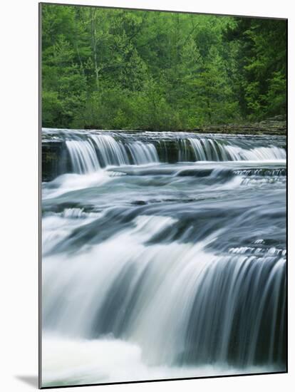 Haw Creek Falls, Ozark-St. Francis National Forest, Arkansas, USA-Charles Gurche-Mounted Premium Photographic Print