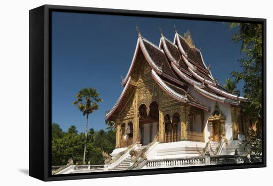 Haw Pha Bang Pavilion at Royal Palace, Luang Prabang, Laos, Indochina, Southeast Asia, Asia-Richard Nebesky-Framed Stretched Canvas