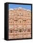 Hawa Mahal (Palace of the Winds), Built in 1799, Jaipur, Rajasthan, India, Asia-Gavin Hellier-Framed Stretched Canvas