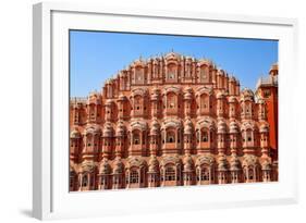 Hawa Mahal (Palace of Winds), Built in 1799, Jaipur, Rajasthan, India, Asia-Godong-Framed Photographic Print