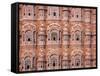 Hawa Mahal (Palace of Winds), Jaipur, Rajasthan, India-Keren Su-Framed Stretched Canvas