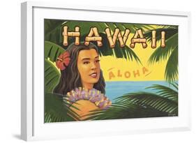 Hawaii, Aloha-Kerne Erickson-Framed Art Print