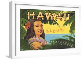 Hawaii, Aloha-Kerne Erickson-Framed Art Print