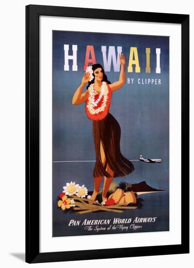 Hawaii by Clipper-null-Framed Art Print