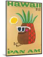 Hawaii by Jet - Pan American Airlines (PAA) - Mr. Pineapple Head-Phillips-Mounted Art Print