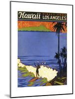 Hawaii from La-null-Mounted Premium Giclee Print