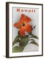 Hawaii, Hibiscus Flower-null-Framed Art Print