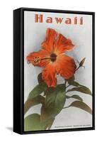 Hawaii, Hibiscus Flower-null-Framed Stretched Canvas