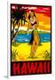 Hawaii, Hula Girl-null-Framed Art Print