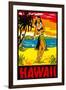 Hawaii, Hula Girl-null-Framed Art Print