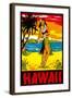 Hawaii, Hula Girl-null-Framed Art Print