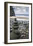 Hawaii, Kalalau Trail, Kauai, Napali, Napali Coast State Park, rock cairns-Lee Klopfer-Framed Photographic Print