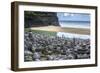 Hawaii, Kalalau Trail, Kauai, Napali, Napali Coast State Park, rock cairns-Lee Klopfer-Framed Photographic Print