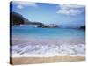 Hawaii, Kauai, a Wave from the Pacific Ocean Splashes Lumahai Beach-Christopher Talbot Frank-Stretched Canvas