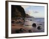 Hawaii, Kauai, Haena Sp, a View of the Na Pali Coast from Kee Beach-Christopher Talbot Frank-Framed Photographic Print