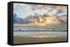 Hawaii, Kauai, Kealia Beach Sunrise-Rob Tilley-Framed Stretched Canvas