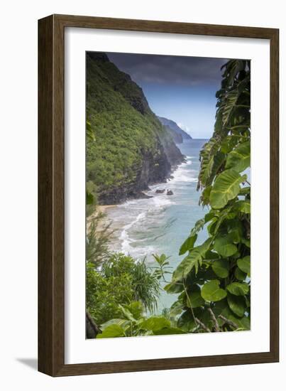 Hawaii, Kauai, Napali, Napali Coast State Park-Lee Klopfer-Framed Photographic Print