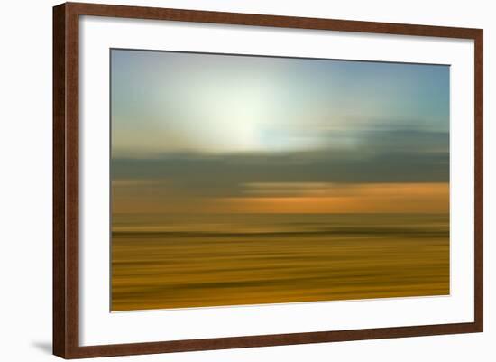 Hawaii, Kauai, Sunset Blur-Savanah Stewart-Framed Photographic Print