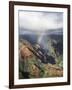 Hawaii, Kauai, Waimea Canyon State Park, a Rainbow over Waimea Canyon-Christopher Talbot Frank-Framed Photographic Print