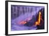 Hawaii - Lava Flow-Lantern Press-Framed Art Print