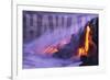 Hawaii - Lava Flow-Lantern Press-Framed Premium Giclee Print