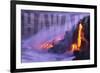 Hawaii - Lava Flow-Lantern Press-Framed Premium Giclee Print