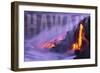 Hawaii - Lava Flow-Lantern Press-Framed Art Print