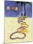 Hawaii-Lei On The Sand-John Fernie-Mounted Art Print