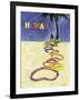 Hawaii-Lei On The Sand-John Fernie-Framed Art Print